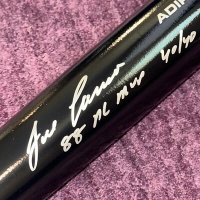 JOSE CANSECO (A's) Signed Rawlings BAT JSA w/ 88 AL MVP & 40/40 Inscr - Image 1 of 4