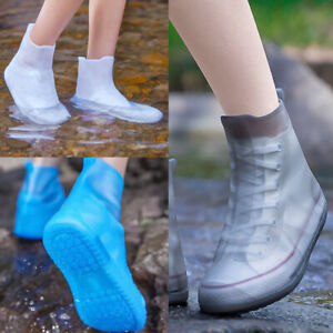Reusable Silicone Non Slip Waterproof Rain Boot Shoe Cover Outdoor Overshoes