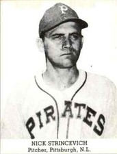 1947 TIP-TOP BREAD (1991 REPRINT) - NICK STRINCEVICH - PIRATES -
