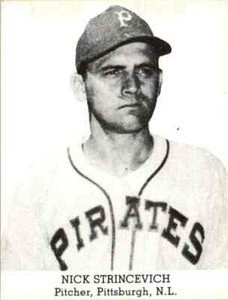 1947 TIP-TOP BREAD (1991 REPRINT) - NICK STRINCEVICH - PIRATES -