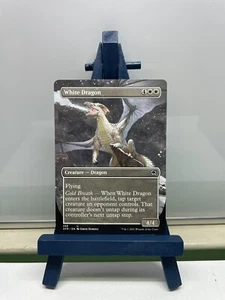 MTG - White Dragon - Borderless - Adventures in the Forgotten Realms - NM, Engli - Picture 1 of 2