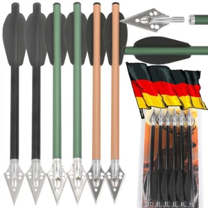 24X Armbrustpfeile Aluminium Armbrustbolzen 6.3" Bogenschießen Pistolenarmbrust - Bild 1 von 21
