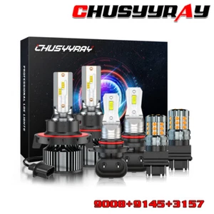 For Ford F250 F350 F450 F550 Super Duty 05-18 LED Headlight Fog Turn Signal Bulb - Picture 1 of 14