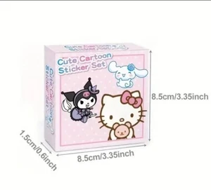 Cute Kuromi Sticker Set Of Random 63 Total Count Roughly 2-3 Inch Size - Picture 1 of 3