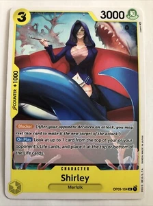 One Piece Pillars Of Strength Shirley OP03-104 NM - Picture 1 of 2