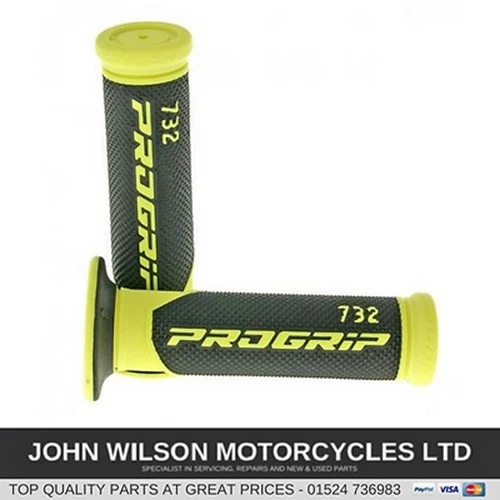 Empuñaduras suaves para manillar amarillo fluorescente Ducati 899 959 1199 1299 Panigale Foto 1 de 1