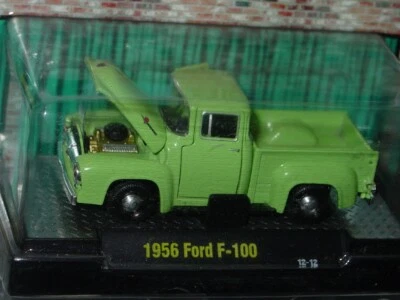 M2 MACHINES 1956 FORD F-100 CLASSIC PICKUP TRUCK Light Green, MIP - Image 1 of 3