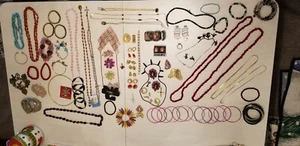 Jewelry  Lot of Over 80 Wearable Pieces  - Picture 1 of 12