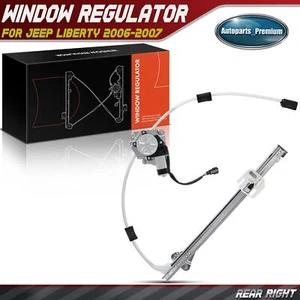 Power Window Regulator With Motor for Jeep Liberty 2006-2007 Rear Passenger RH - Picture 1 of 9