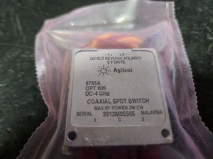 NEW HP / Agilent 8765A opt 005 DC-2GHz coaxial SPDT switch SMA 5V drive - Picture 1 of 3