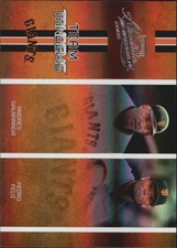2005 (GIANTS) Absolute Memorabilia Team Tandems Spectrum #88 A.Galarraga/P.Feliz