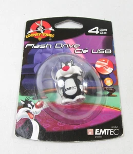 Emtec Looney Tunes Sylvester 4GB Flash Drive New Sealed USB 2.0 - Picture 1 of 4