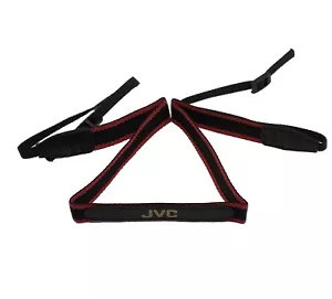 New Genuine JVC Camera Camcorder Holder Red Black Hand Grip Shoulder Neck Strap - Picture 1 of 1