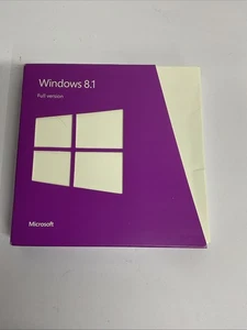 Microsoft Windows 8.1 Official Release Full Version - 32 and 64 Bit Discs w/ Key - Picture 1 of 1