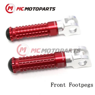 Estriberas M-PRO CNC rojas para Suzuki GSX1250FA 10 11 12 13 14 15 16 17 Foto 1 de 4