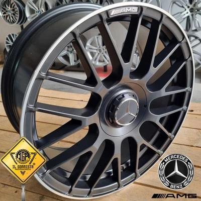 AMG Dark KIT 4 Cerchi In Lega 8 x 19" Compatibili con Mercedes A B CLA GLA GLB + - Imagen 1 de 4