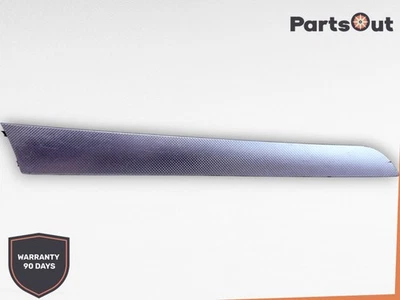 AUDI A4 2009-2012 LADO DEL CONDUCTOR IZQUIERDO PANEL PUERTA DELANTERA MOLDURA PLATEADA OEM Foto 1 de 4