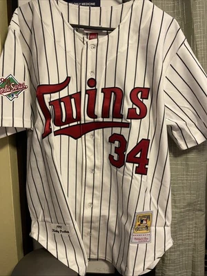 MITCHELL & NESS 1991 KIRBY PUCKETT MINNESOTA TWINS JERSEY Size 48 - Image 1 of 4