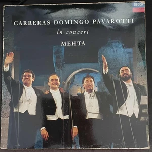 Carreras, Domingo, Pavarotti, Mehta - In Concert [Vinyl, LP, Album, Greece 1990] - Picture 1 of 8