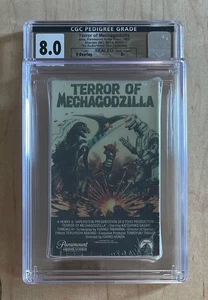 TERROR OF MECHAGODZILLA (1975) Sealed Betamax Kaiju CGC Pedigree Grade 8.0 A+ - Picture 1 of 3