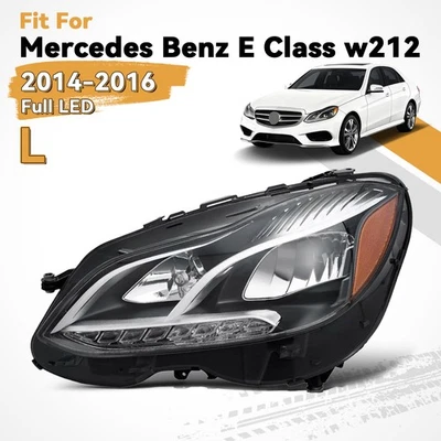 For 2014 2015 2016 Mercedes-Benz E-Class W212 Full LED Headlight Driver Left Foto 1 de 4