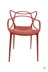 Kartell Masters Armlehnstuhl Gartenstuhl Stuhl Lehnstuhl rostrot SIEHE TEXT/FOTO - Bild 1 von 3