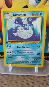 LAMANTINE (Dewgong) POKEMON Base Set 1999 Non-Holo French 1st Edit. Card 25/102 - Picture 1 of 2