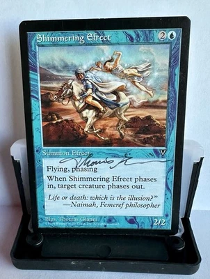 RARE - Shimmering Efreet - SIGNED ARTIST PROOF - Visions - MTG - Thomas Gianni - Image 1 of 4