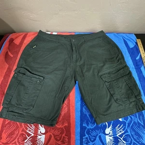 Dark Green Dgruizhe Men’s Cargo Shorts Size 38 - Picture 1 of 8
