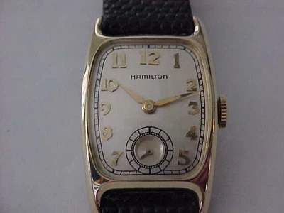 1941 年汉密尔顿·博尔顿完全修复银色表盘 18KT # 杰出手表 — 第 1/4 张图片