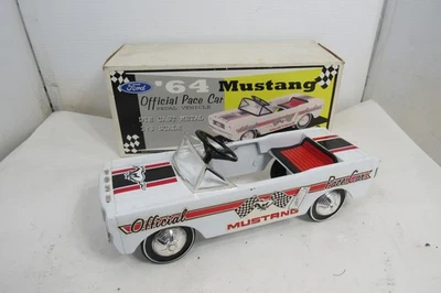 1:3 Scale Ford ‘64 Mustang Official Pace Car Pedal Vehicle Die-cast Metal [USED] - Image 1 of 4