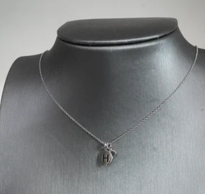 Prüfstein Kristall von Swarovski Rhodiniert Initiale "H" Kristall Mini Chanelle - Bild 1 von 5