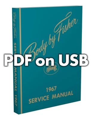 Manuale Di Servizio Per Parti USB Pontiac 1967 Tutti I Modelli GTO Firebird Ecc - Immagine 1 di 3