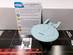 =Heroclix STAR TREK Tactics III U.S.S. Enterprise-D 101 con tarjeta = - Imagen 1 de 1