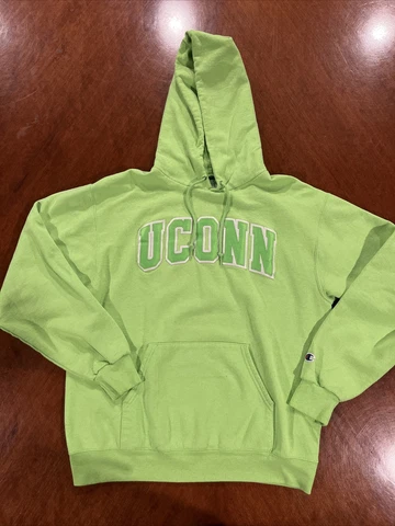 University of Connecticut UCONN Champion Eco Fleece Hoodie size Medium Cover