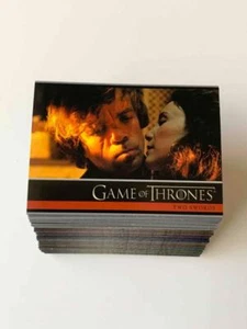 2015 Game of Thrones Season 4 Complete 100 Trading Card Set Rittenhouse - Picture 1 of 5