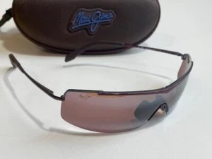 Maui Jim Sandbar Polarized Sunglasses 511-07 Burgundy/Rose Shield - Rare Display - Picture 1 of 10