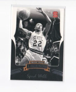 SPUD WEBB '06-07 PRESS PASS LEGENDS BASKETBALL NC STATE WOLFPACK CARD-SHIPS FREE - Picture 1 of 23