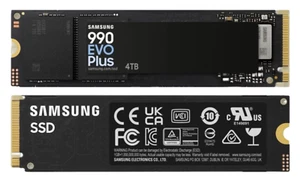 Samsung 990 EVO Plus 4TB M.2 (2280) PCIe 5.0 (x2), NVMe SSD, V-NAND TLC, 7250MB - Photo 1/1