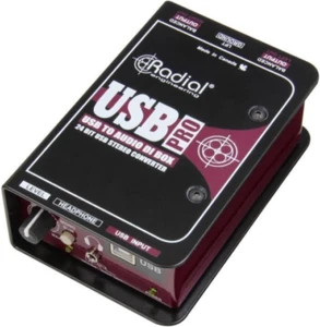 RADIAL USB PRO Stereo High Performance 24bit/96kHz digital audio converterLaptop - Picture 1 of 7