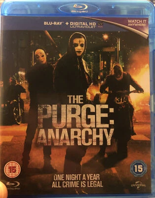 The Purge: Anarchy 2014 Action Horror Crime Murder Thriller Frank Grillo Blu Ray - Image 1 of 3