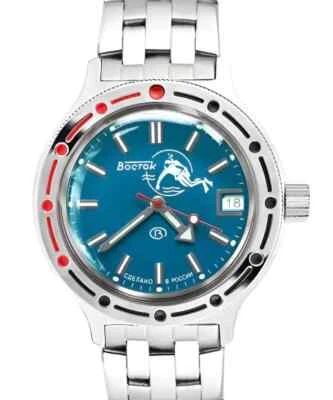 Vostok Amphibia 420059 Watch Scuba Dude Diver Mechanical Automatic USA Seller - Image 1 of 4