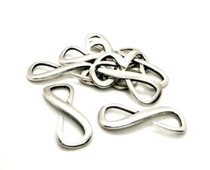 The Beadsmith Antique Silver Infinity Clasp - Picture 1 of 1