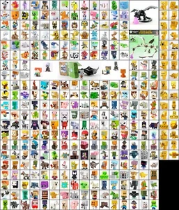 Minecraft Mini Figure Series 1 2 3 4 5 6 7 8 9 10 11 12 13 14 15 16 17 18 19 - Picture 1 of 287