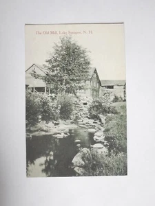 Cartolina E58699 Lago Sunapee, NH Il Vecchio Mulino c-1907-1915 - Foto 1 di 2