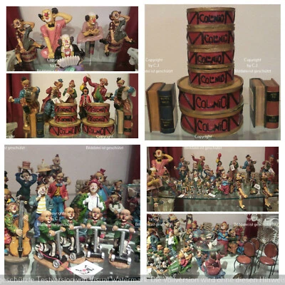 Grosse - Clown - Figuren - Colonio - Gilde - 50 Stück/NEU- Dekofiguren - Trommel - Bild 1 von 4