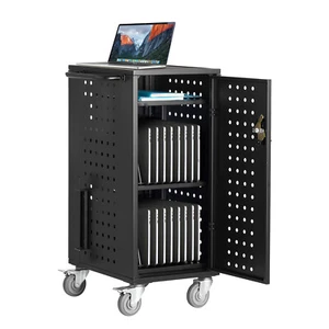 Charging Cart Mobile Locking Charging Cart 20 Devices for Laptop & Tablet - Picture 1 of 12