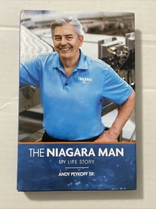 Scarce THE NIAGARA MAN My Life Story ANDY PEYKOFF SR. Hb DJ Bottled Water Co. - Picture 1 of 9