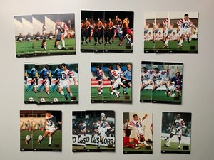 LOT 23 OFFICIAL FOOTBALL CARDS CHAMPIONSHIP DE FRANCE 1997 SEASON - AS NANCY