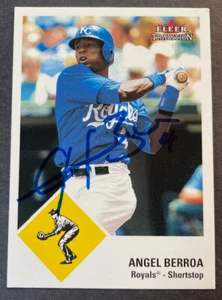 Angel Berroa Signed 2003 Fleer Tradition Update #64 Kansas City Royals - Picture 1 of 3